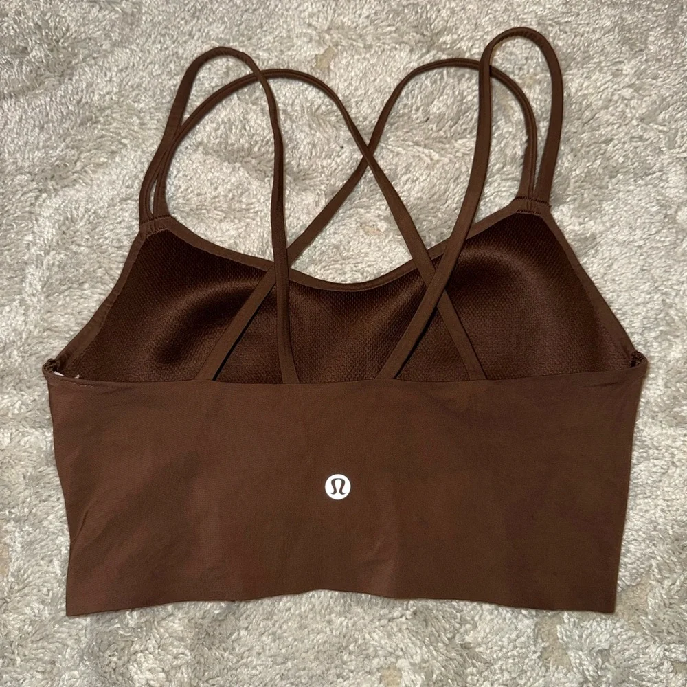 Lululemon longline cloud bra Java size 6 - Picture 3 of 4
